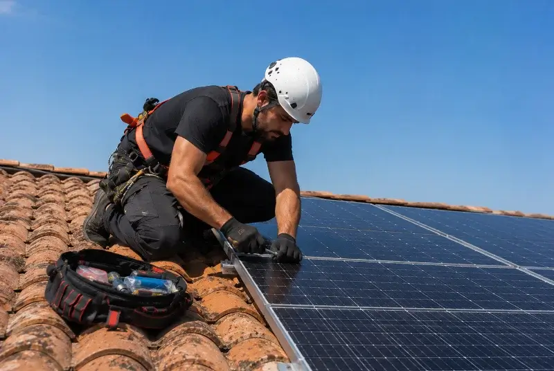 Maintenance et monitoring de panneaux solaires à Cheval-Blanc