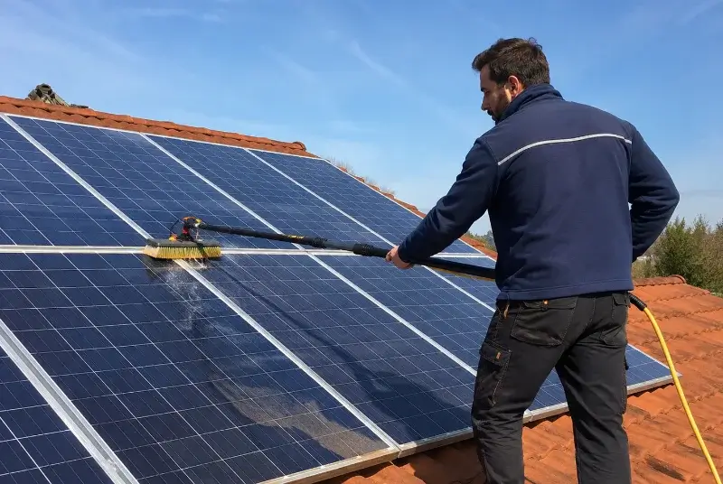 Nettoyage et entretien de panneaux solaires à Cheval-Blanc